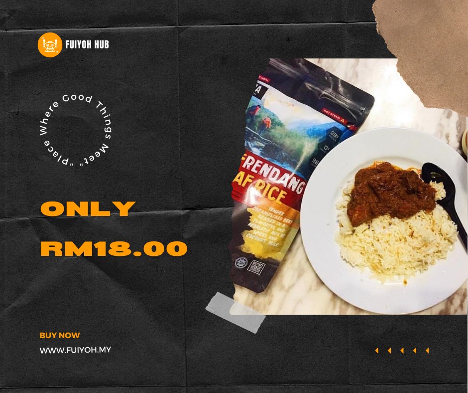 FuiyohHub's tweet photo. Korang patut try Kembara Meal yang sedia untuk dimakan 😋😋😋 Hanya panaskan sahaja pastu ngap masuk dalam mulut 🤣

Sedap, senang dibawa, sesuai untuk dimakan ketika bercuti 🥰

Tolong rt dan sebarkan untuk memajukan bisnes kami yang baru ini 😊🥰

#bisnes #murah #sapotlokal https://t.co/KemvOwNQuI