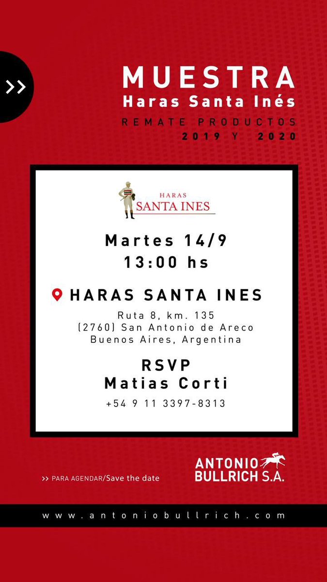 Haras Santa Ines tweet media
