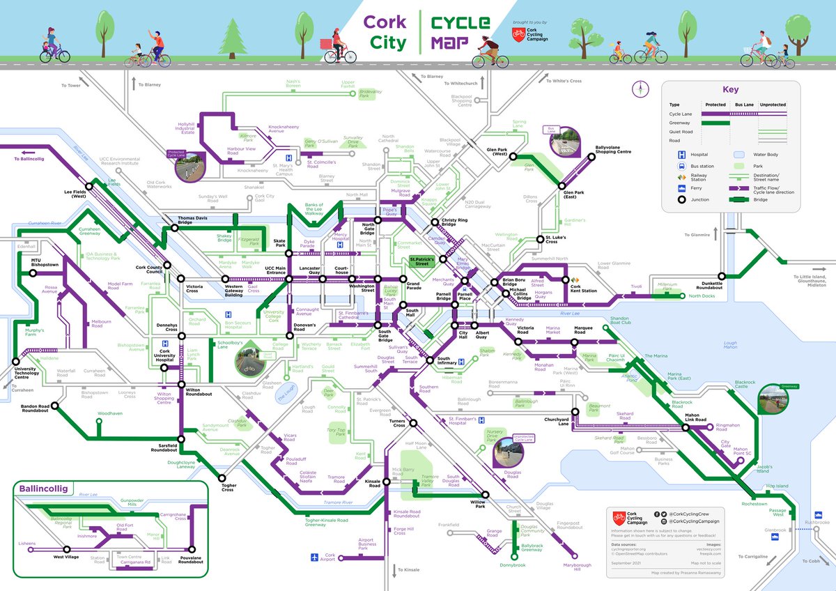 To celebrate #CorkBikeWeek2021, we're launching a metro version map Cork City Cycle Network.

Thanks to <a href="/prasanna_r0/">Prasanna Ramaswamy</a> for creating this tool and our volunteers for their feedback and input.