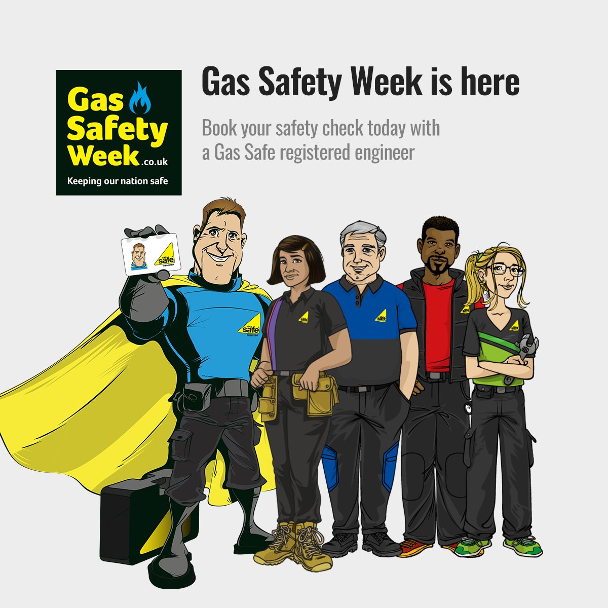 -<a href="/GasSafetyWeek/">Gas Safety Week</a> is here.

KANE are committed to a safer nation and will be supporting the campaign throughout the week.

⚠️ Install an audible/visual carbon monoxide (CO) alarm
⚠️ ALWAYS use a gas safe registered engineer

hubs.la/H0WGBkw0