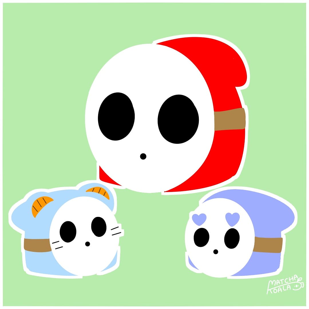 抹茶こあら 今日は スーパーマリオブラザーズ が発売された日なんだね ヨッシーとヘイホーとテレサ好きなんだよね スーパーマリオブラザーズ36周年 今日は何の日 ゆるいイラスト イラスト好きさんと繋がりたい みんなで楽しむ