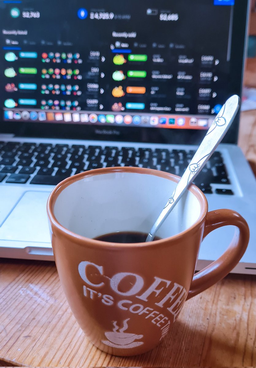 questingsushi's tweet photo. Good Morning 🤗 Filming some videos for YouTube today but first  ☕ https://t.co/Vcfokqeqt1