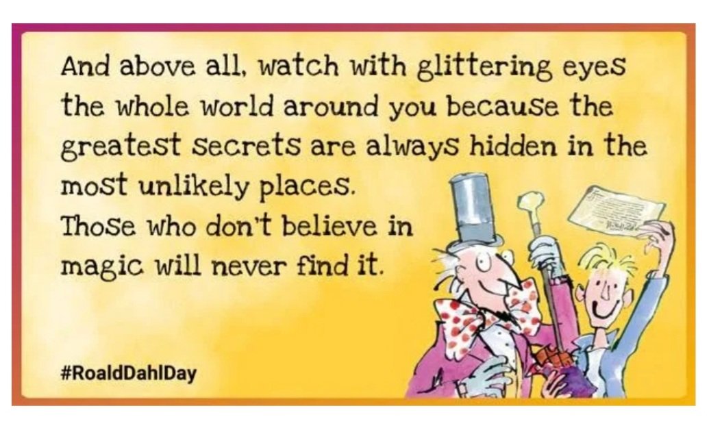 ststephensSW8's tweet photo. Today is Roald Dahl day π What is your favourite Roald Dahl book? The BFG, Matilda, The Enormous Crocodile, James and the Giant Peach? Or another of his stories? #StStephensReading #StStephensLearning #roalddahl #books #readingcommunity #Read #readingforpleasure #readinglist https://t.co/yYxCHXSkuU