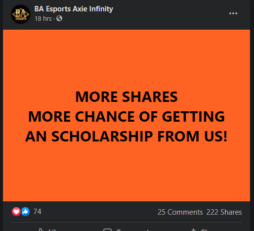 BA_Esports's tweet photo. That's why kids should stay in school. ;) Report this page please thank you  
https://t.co/SdWSuMm5Wx https://t.co/6vPrQ5mzA6