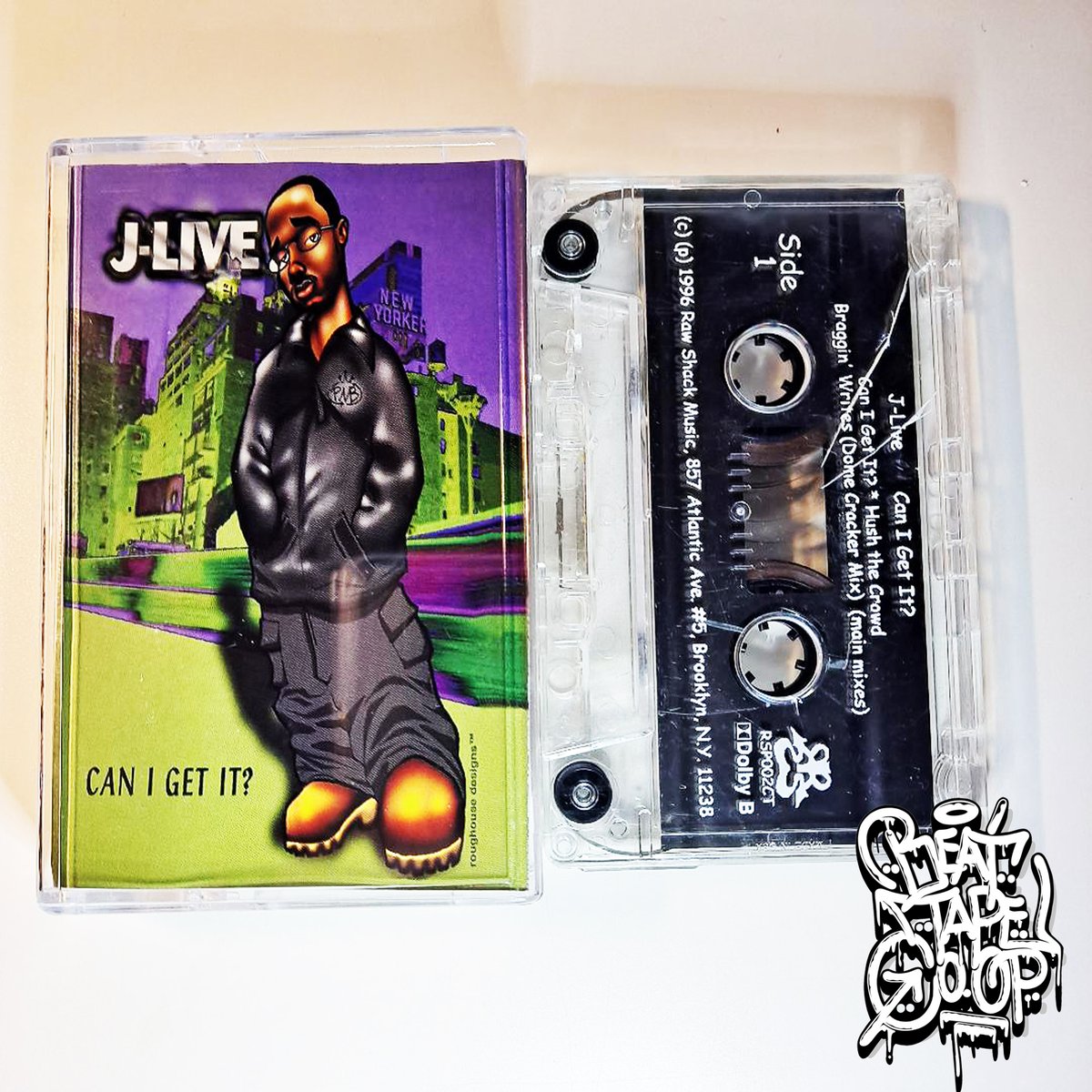 BeatTapeCo_Op's tweet image. J-Live - Can I Get It?
Release On: 1996

#jlive #hiphop #boombap #cassette #tape #rawshackproductions  #georgessulmers #chairmanmao #beattapecoop

@realjlive