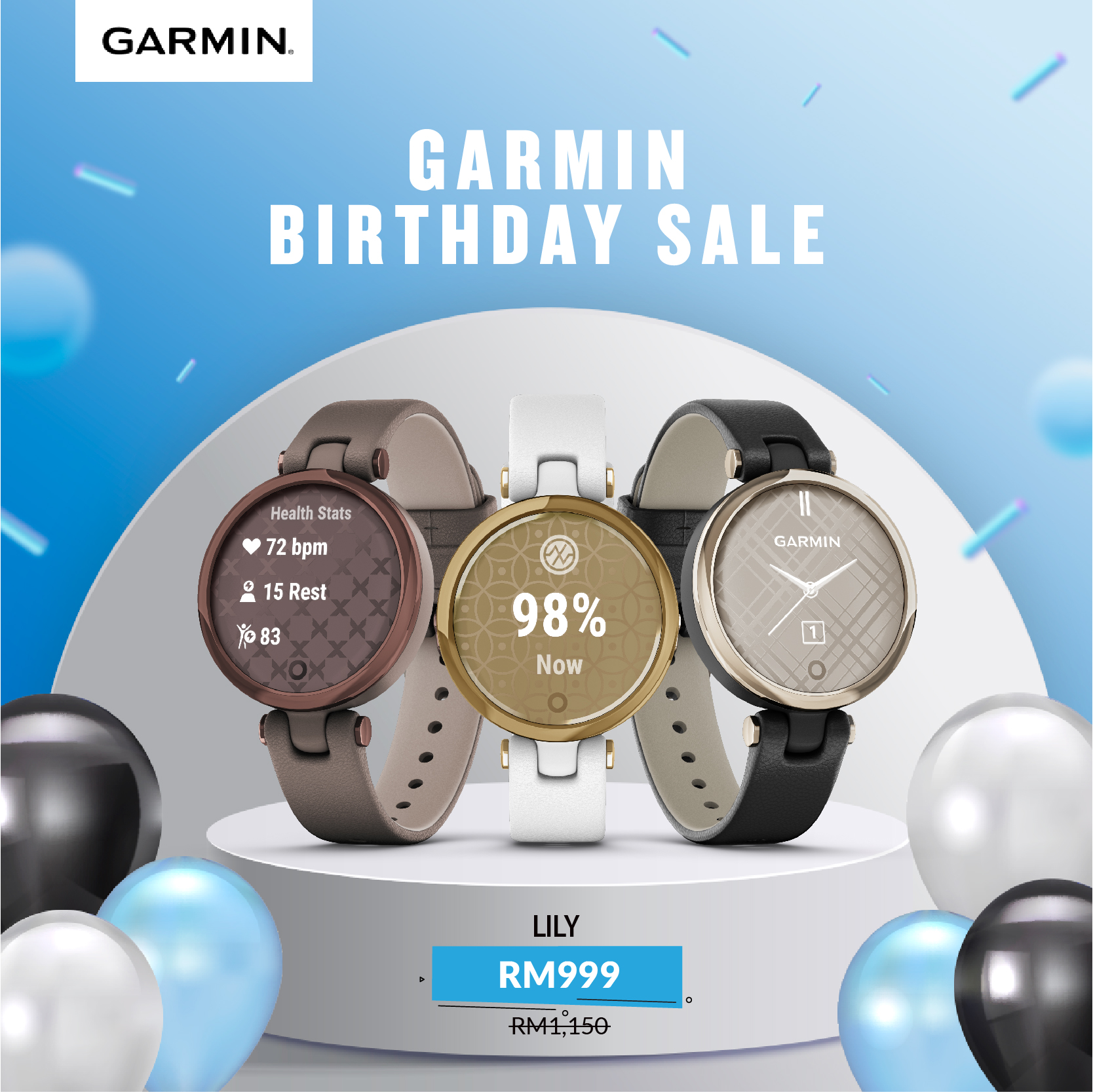 Garmin Malaysia on Twitter: "A happy to Garmin! Let us all celebrate this day with ongoing Birthday Sale from us! Our wish is be the better version of ourselves!