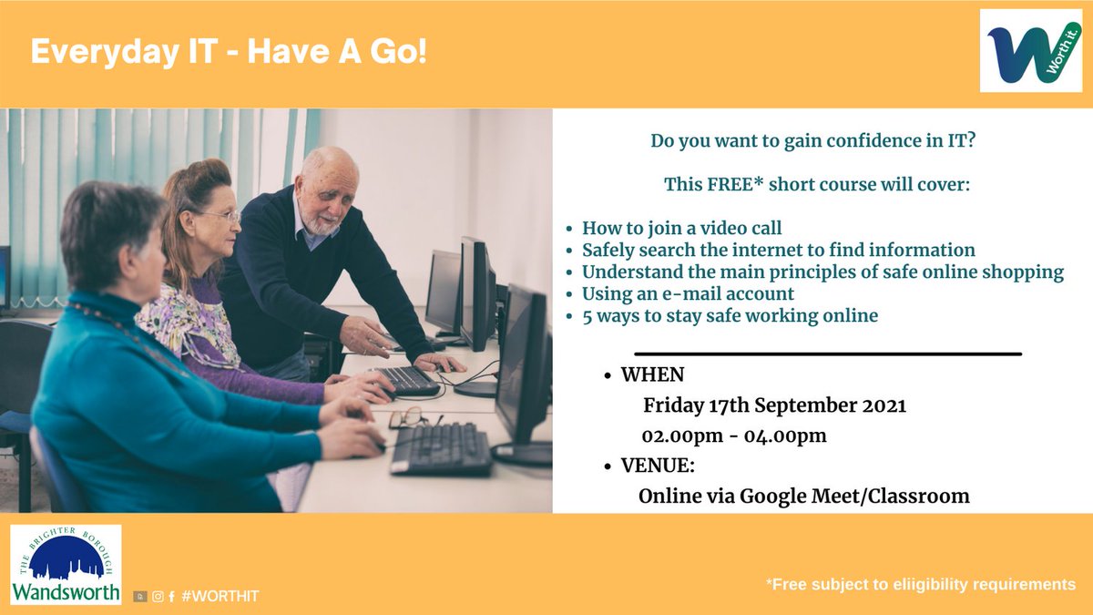 WBCLLearning's tweet photo. REGISTER YOUR INTEREST HERE ⬇
https://t.co/YeUzY8ohcy

#everydayIT #haveago #adultlearning #wandsworth #wbcll #lifelonglearning #trysomethingnew #upskill #wandsworthcouncil https://t.co/AcFXbtWKMs