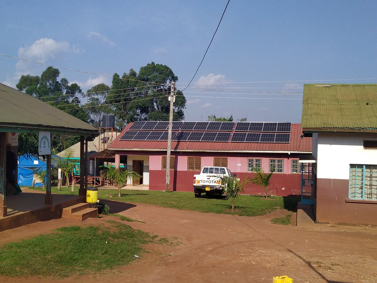 UNDPUganda's tweet photo. Kakumiro Health Centre 1V, one of the Health facilities installed with solar power to improve health & wellbeing of its vulnerable population. The installations are supported by @UNDP in partnership with @MinofHealthUG @WHOUganda @energyministry @RobinahNabbanja #CleanEnergyUG https://t.co/306ybTS8Dr