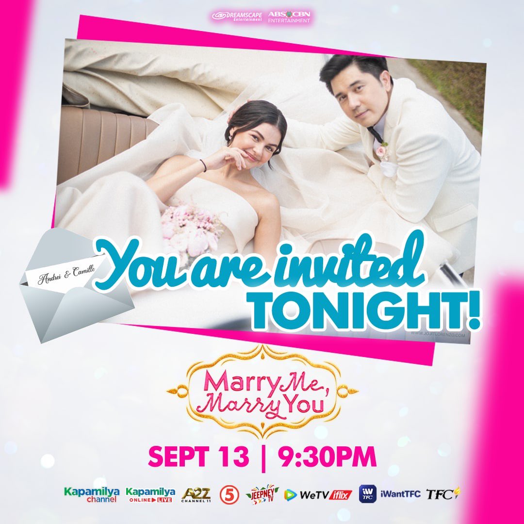 Get ready because you are invited tonight! 💍💞

#MMMYFamily premieres tonight 9:30PM on Kapamilya Channel, Kapamilya Online Live, A2Z Channel 11, TV5, Jeepney TV, WeTV iflix, iWantTFC and TFC. 💖✨