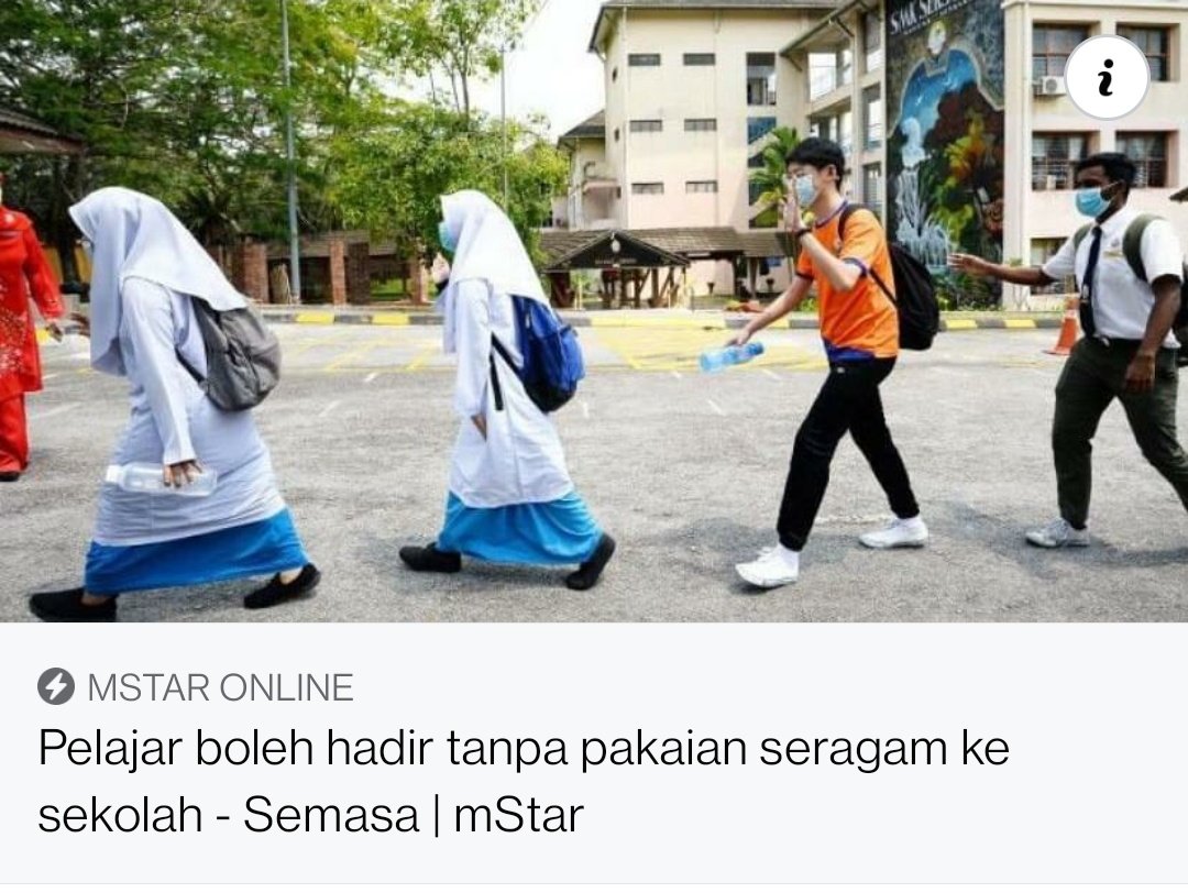 _fathhhh_'s tweet photo. Bukan apa.. kalau students pakai selain baju sekolah, confuse mana cikgu, mana murid nanti. 🤣 https://t.co/NvFwqYSRNq