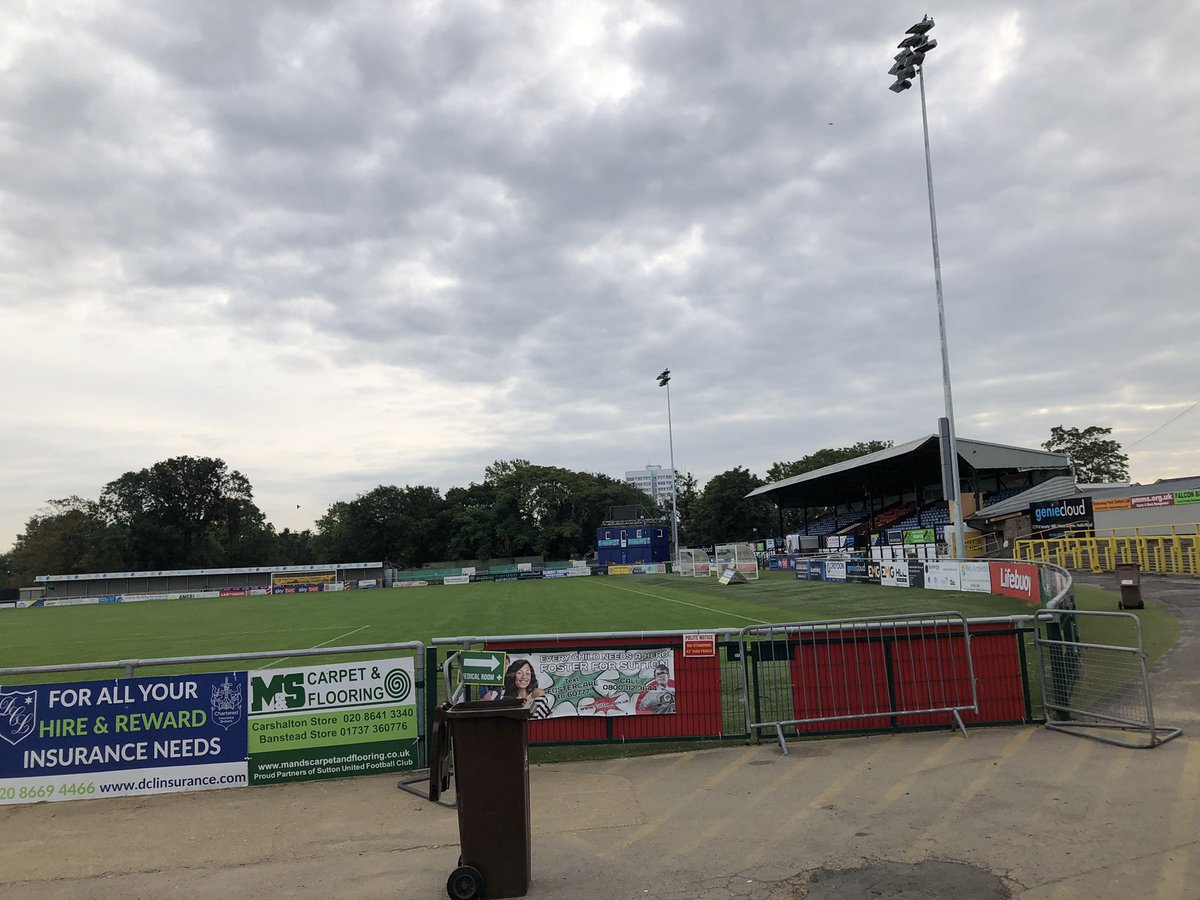 #2. Gander Green Lane. Our most lyrically-named ground. @suttonunited were an archetypal non-league club until this summer. An almost entirely volunteer-run club, they achieved something extraordinary by winning the National League. And they got their first win on Saturday.