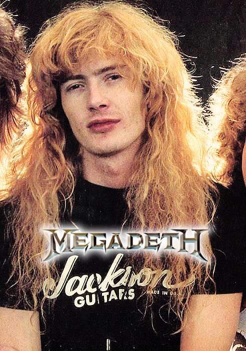 Happy birthday DAVE MUSTAINE!
(September 13, 1961) 