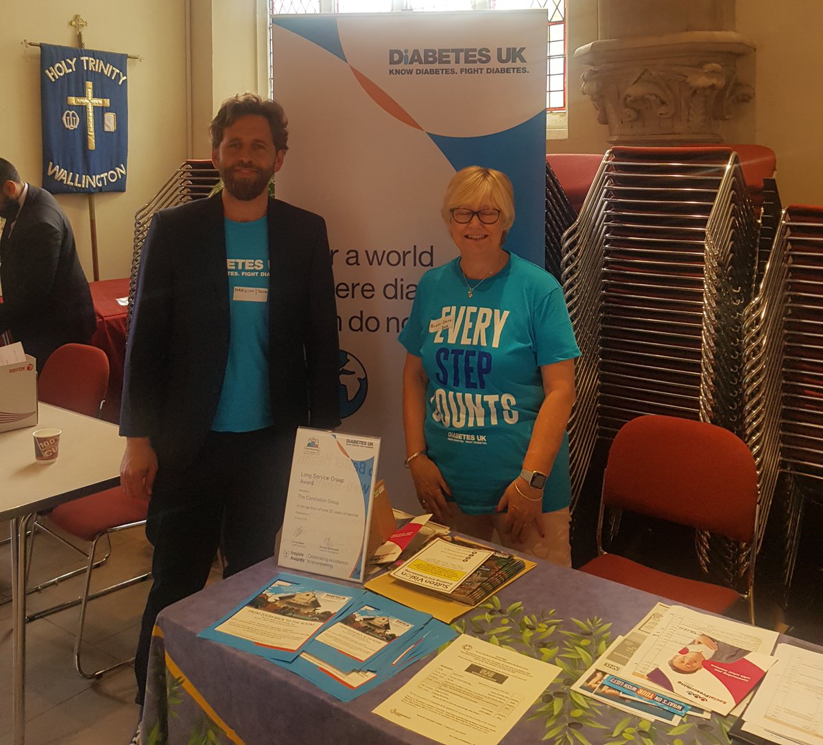 Great to be part of <a href="/WallingtonGroup/">Wallington Community Wellbeing Charity</a>'s Information &amp; Advice Day with some really good conversations with local public as well as other health partners <a href="/SuttonCouncil/">Sutton Council</a> <a href="/SuttonUplift/">Sutton Talking Therapies</a> <a href="/HW_Sutton/">Healthwatch Sutton</a> wallingtoncommunitywellbeing.org/event/informat…