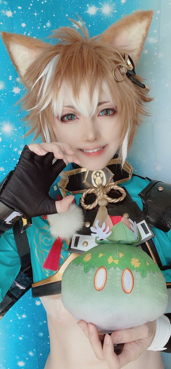 パステルオリーブ 原神 ゴロー コスプレ フルセット | ochge.org