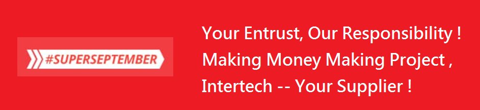 IntertechTaiwan's tweet image. INTERTECH - BIG PROMOTION ANNOUNCEMEN Start up now
Super September in Alibaba is an very important Event and Opportunity for both of us in playing the 2021 World Market !
Why?

alibaba.com/.../30-off-Pla…...
alibaba.com/.../30-off-Pla…...