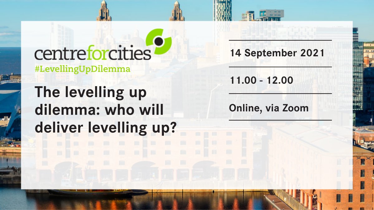 📢 Join us tomorrow for our penultimate #LevellingUpDilemma event. 

We'll be exploring the question: will the Government provide local leaders with the powers & resources needed to play their part in #LevellingUp? ⏫

Sign up here 👇
eventbrite.co.uk/e/the-levellin…