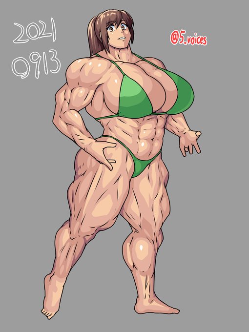 ボディビル模写。 