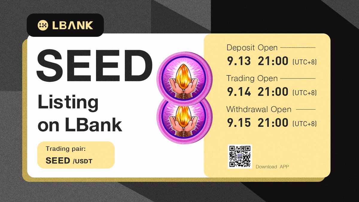 LBank_Exchange's tweet photo. 🔥 New #listing

💫 $SEED will be listed on LBank @hamstersleague 

First mobile AR game in crypto industry SEED - main game token, which you can farm with SAFEHAMSTERS.

❤️ DETAILS:https://t.co/2gq5RSVgKu

#crypto #GameFi https://t.co/gBkitFLAFE