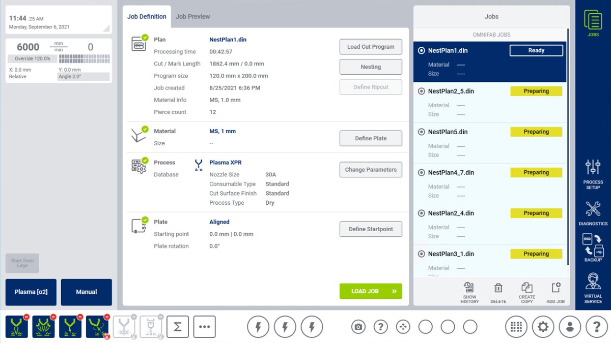#FABTECH PREVIEW: DIGITIZE YOUR PRODUCTION
Beside the latest innovative cutting machine #ELEMENT400, digitalization is the central topic on display. Onboard the ELEMENT400 is a new controller, the Global Connect, with redesigned HMI software and integrated #OmniFab compatibility.