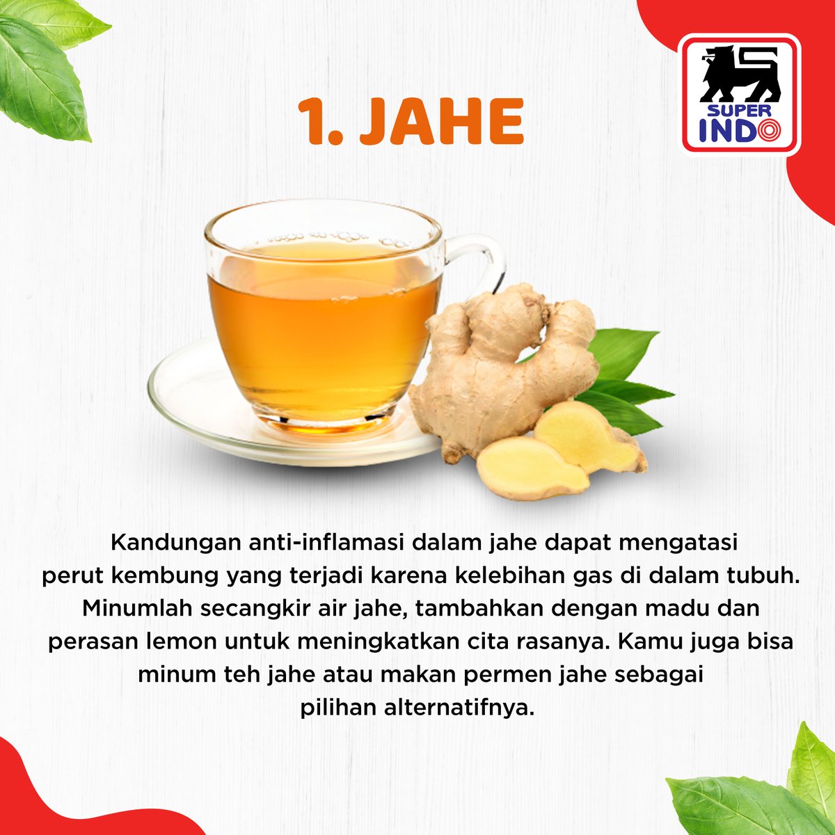 InfoSuperIndo's tweet photo. Kadang perut kembung itu ganggu ya bu. Kalo dibiarin gak bisa ngapa-ngapain, ya kaaan…
Hm, mungkiiin bisa nih bu konsumsi makanan ini buat meredakan perut kembung.
Bisikin Minda dong, ada lagi gak yang bisa meringankan perut kembung ini?
#EWLB #PerutKembung https://t.co/NJPajJzR0Z