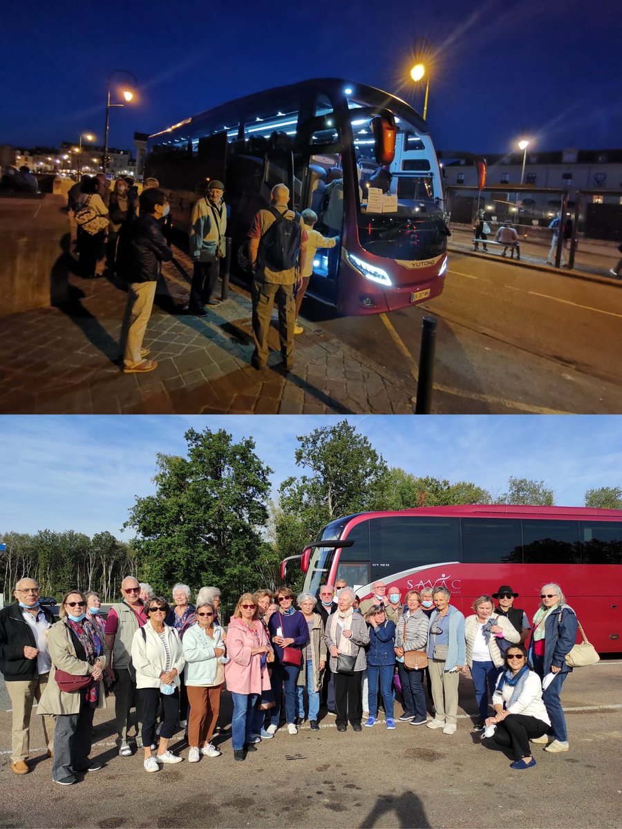 Départ matinal pour les Vosges avec les seniors adhérents de la carte Royale. #SaintGermainenlaye
#sourire #bonnehumeur