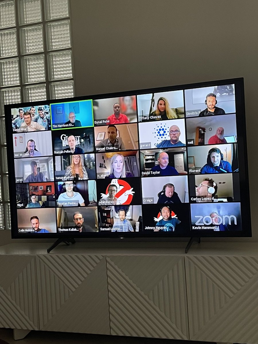 mwreyes's tweet photo. Catching up on the @IOHKMedia #Alonzo HFC watch party. I never had any doubt that we would get here. Thank you so much for ushering this movement into reality. It has literally saved my life. Thank you and a heart felt congratulations @IOHK_Charles and team. #Cardano #ghostchain https://t.co/9WEts76i1L