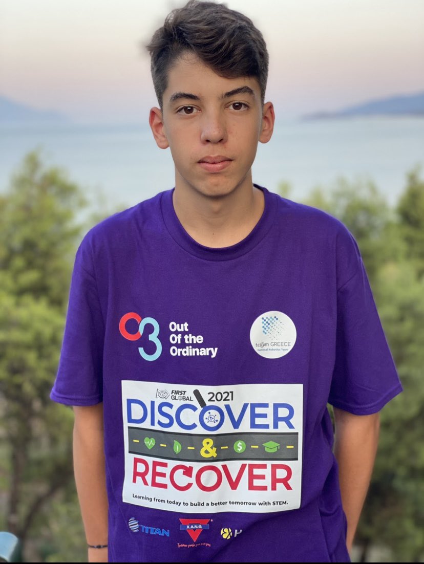 TeamgreeceF's tweet photo. 📍Meet Chrysostomos Kalamakis❗
He is in the CAD and programming departments. He joined the team in 2021. He likes playing football and his favourite subjects at school are maths and physics.
 #FGC2021DR #fgcteamgreece #educationunlimited #eduact #robots #firstglobal https://t.co/8O3wdJerdu