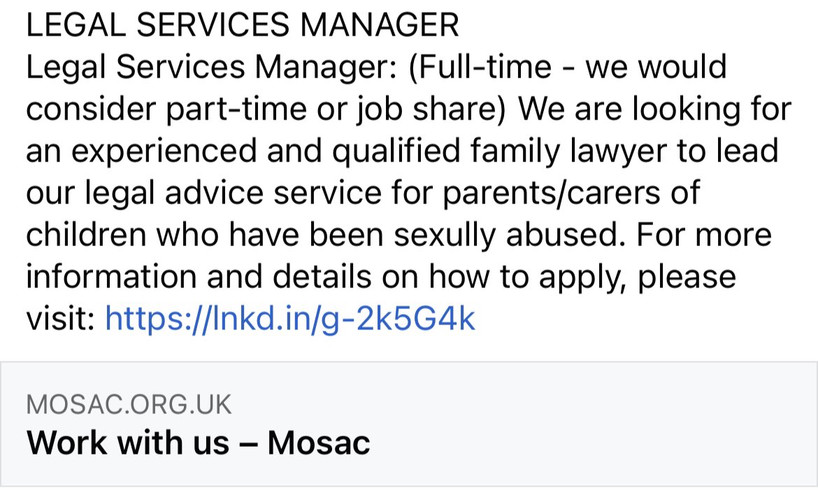 LEGAL SERVICES MANAGER ROLE    lnkd.in/g-2k5G4k