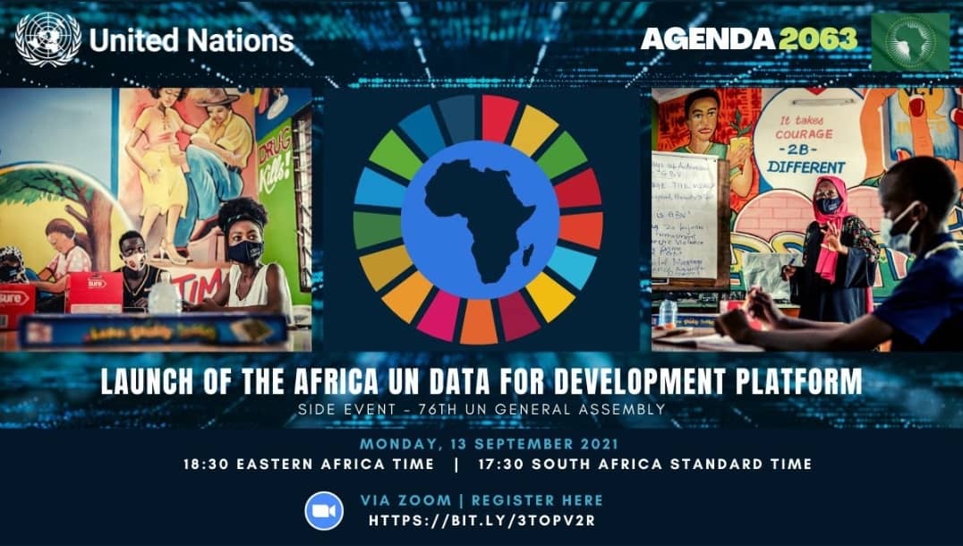 UnitedNationsTZ's tweet image. The launch of the AFRICA UN DATA FOR DEVELOPMENT PLATFORM will be happening today, Monday, 13th September @ 18:30hrs/6:30 pm EAT #Data4Development

Register in advance here: bit.ly/3toPV2R
