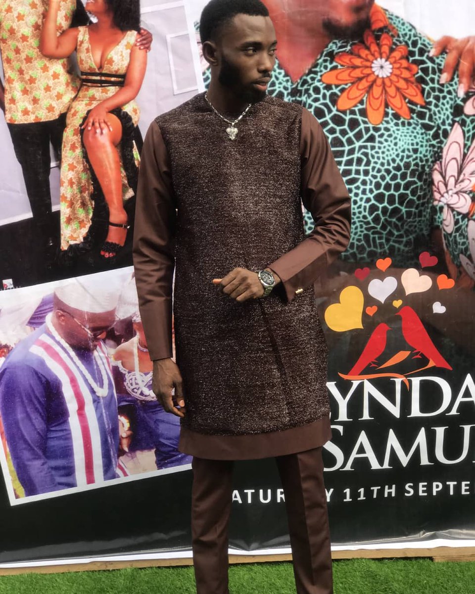 Sir_Chubsy's tweet photo. Wedding Guest! Outfit Made By Me. My Business Hand @urbancobi https://t.co/fbMojI9imB