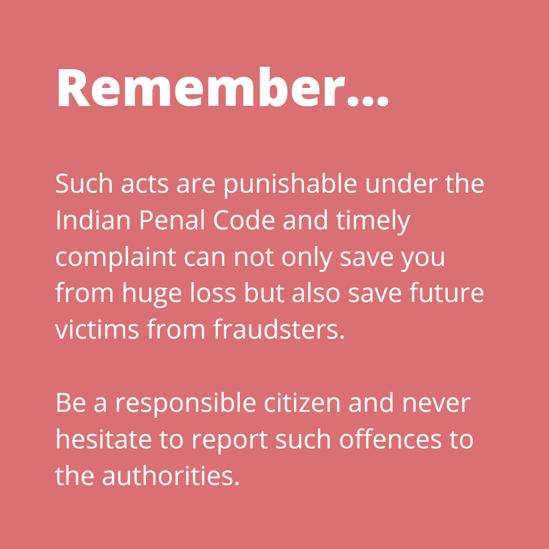 _yourlegalaide_'s tweet image. Online Complaint can be filed at cybercrime.gov.in 
Helpline 155260 

Got questions? Talk to us. We would be happy to help :) 

#Cyberalert #cyberissue #onlinecrime #cybersafety #bealert #besmart #besafe #beware #cyberhelp #helpline #staysafe 
#yourlegalaide #teamyla #yla