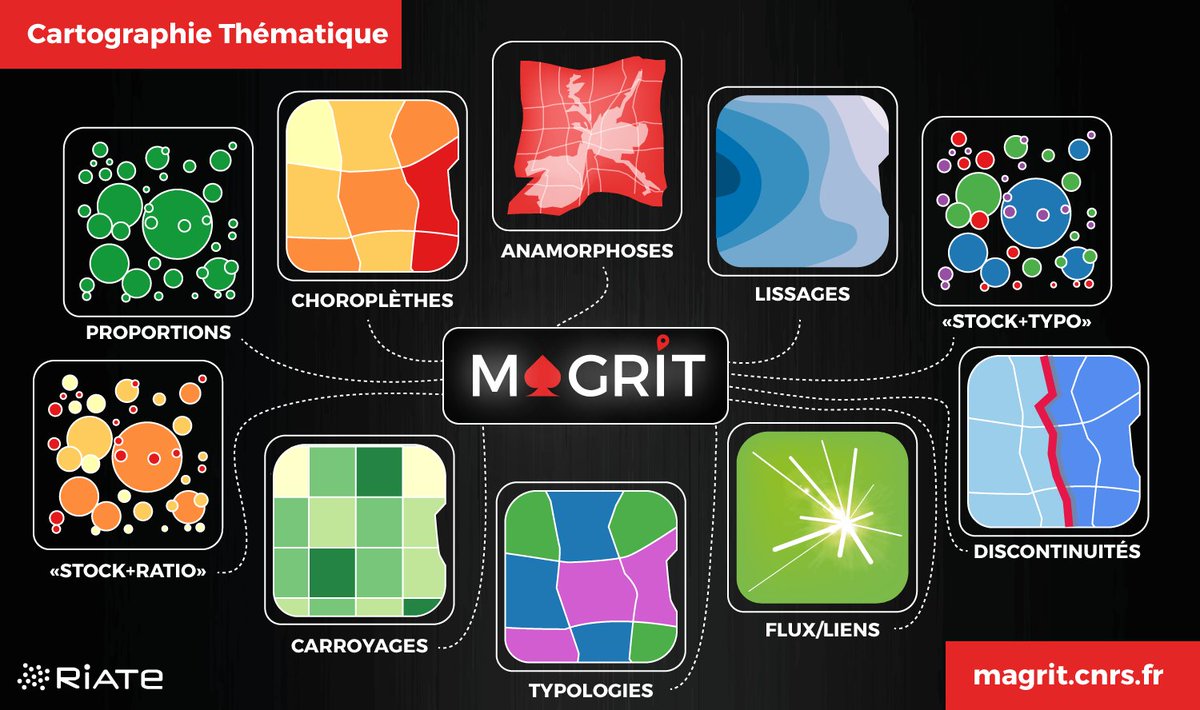 Prochaine séance des <a href="/mate_shs_cnrs/">mate_shs_cnrs</a> par par Thimothée Giraud
14/09/21 de 14-16h
Magrit, logiciel libre de carto. en ligne (pour changer de leaflet et des GIS traditionnels).
Le séminaire se tiendra sur la plateforme BigBlueButton de l'EHESS.
webinaire.ehess.fr/b/car-zja-nxe