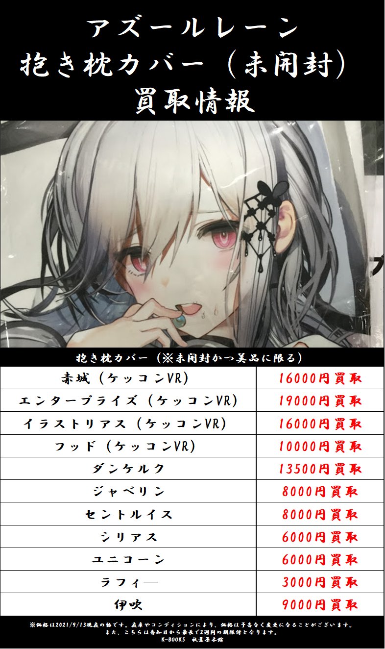 柔らかい アズールレーン 能代 抱き枕カバー 新品未開封。 | www