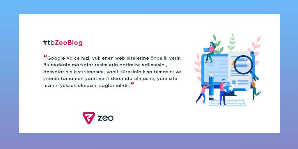zeoagency's tweet image. 📆 Ekibimizden Pelin Alaca&apos;nın Google Voice Search için dikkat edilmesi gereken önemli noktaları anlattığı blog yazısını hemen okumak için 👇
zeo.org/tr/blog/voice-…
#google #voicesearch #tbZeoBlog
