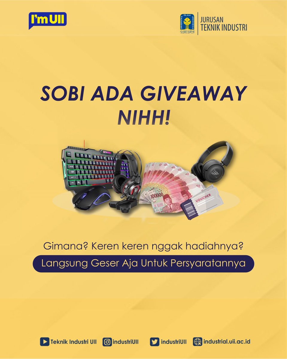 Program Studi Teknik Industri tweet media