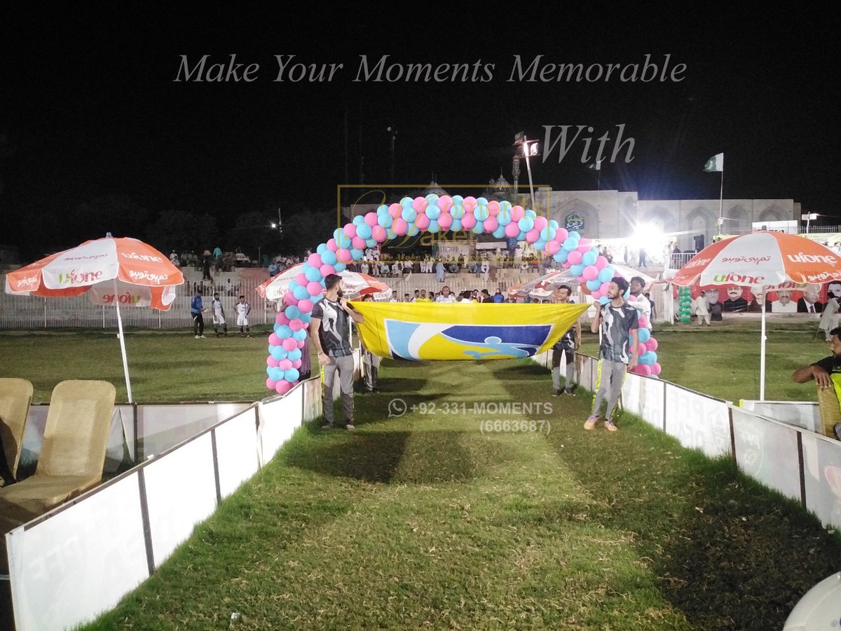MomentsMakerpk's tweet photo. Beautiful entrance gates gifted by Moments Maker  for the honorable guests and teams of Pakistan Premier football league  (PPL)

#welovefootball #PPL #pff #Multan #SSGC #paknavy https://t.co/SXBJy1NjpK