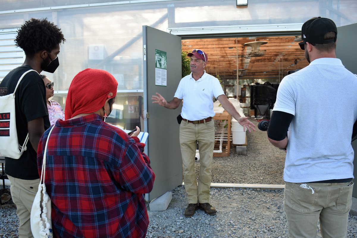 StateExtension's tweet image. CSU hosted a tour of the research farms with participants from Agraria&apos;s 2021 Black Farmer Conference.