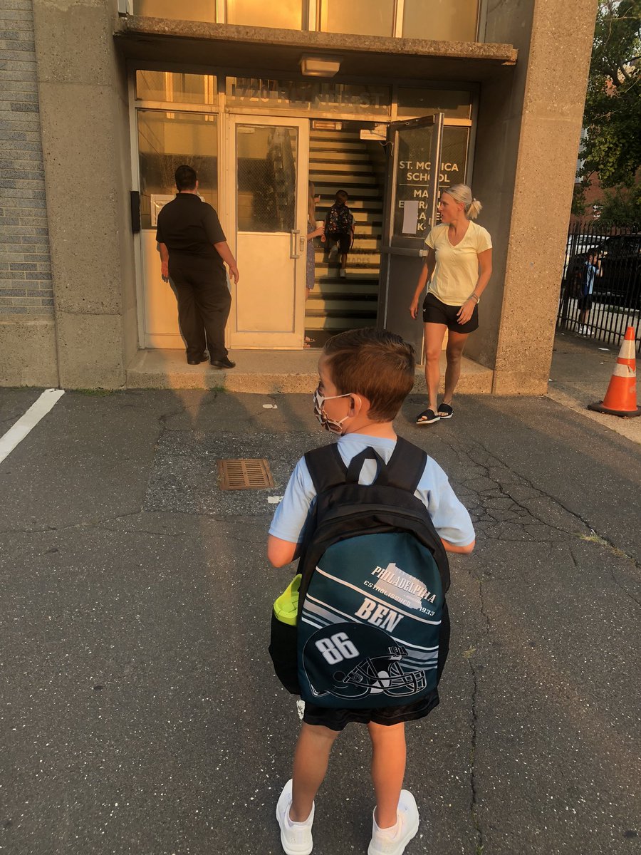 Walking into the 1st day of Kindergarten after an Eagles Win with your favorite player’s number on your back <a href="/ZERTZ_86/">Zach Ertz</a> <a href="/PatrickMaloney4/">Patrick Maloney</a>