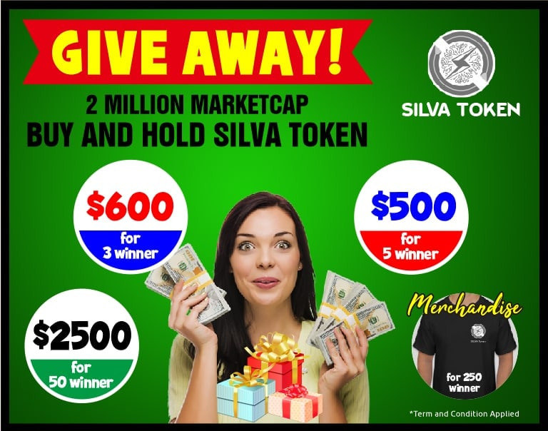 silva_token's tweet photo. SILVAToken GIVEWAY

for more complete information please go to https://t.co/gUU2YWdcVq

#AIRDROP $SILVA $ERA #SILVA #ERA #Binance #BEP20  #BNB  #Crypto #GIVEAWAY $SILVATOKEN #SILVATOKEN https://t.co/OIfZM5CO3T
