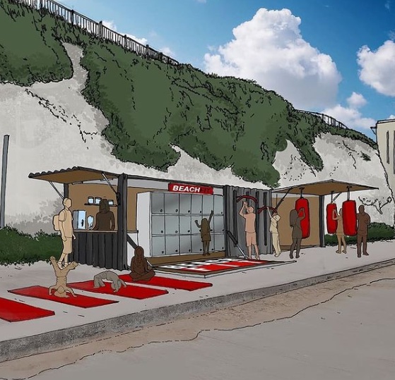 Plans for green beach fitness space with juice bar in Walpole Bay

bit.ly/2XcAgYG

#keepitkent #walpolebay #margate #cliftonville #beachfituk #thanet