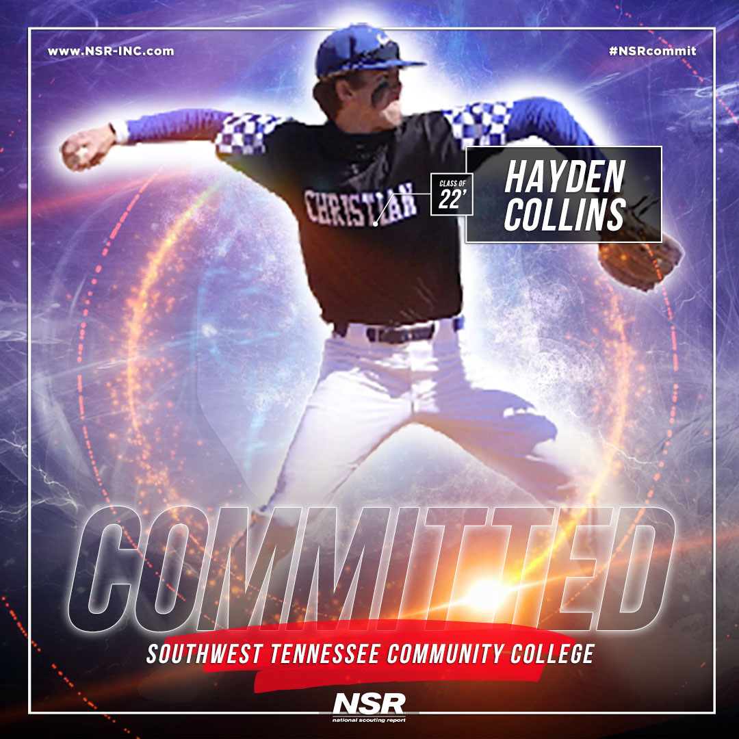 nsrnow's tweet photo. 🚨#CommitmentAlert🚨
Congrats to #NSRbaseball @Hayden_Collins8

🎓: 2022
🌎: Lexington, Kentucky
🏫: Lexington Christian Academy
✅: to @SouthwestTN!👍. ⚾️
👤: @BrianOtten4
🖥: https://t.co/3nrgtg0ioS
#NSRcommit
#HaydenCollinsNSR https://t.co/n4QkoVYHKo