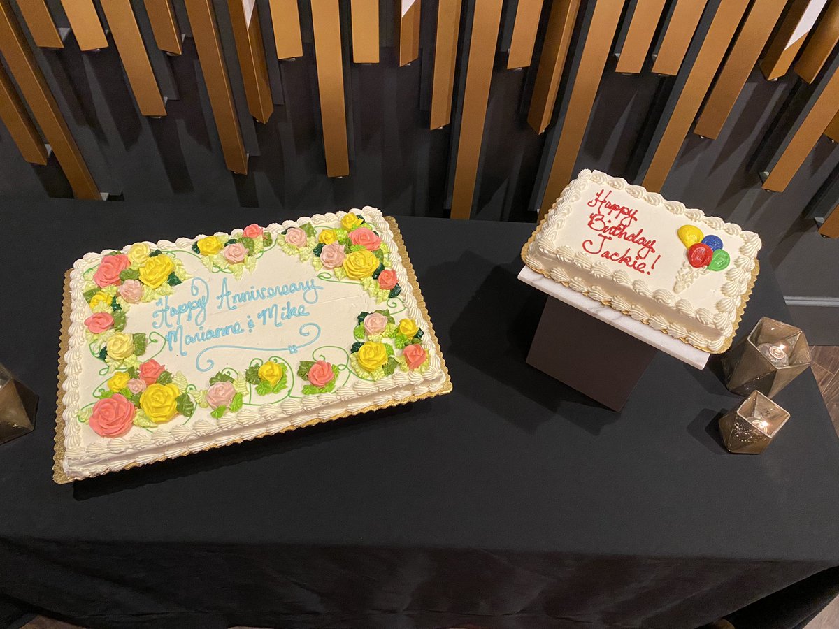 Queen of Broadway, Jessica Vosk, brought the house down for a very special party. A 21st anniversary celebration of Marianne Glick and Mike Woods, along with a birthday celebration of Jackie Barrett. We are so grateful!!