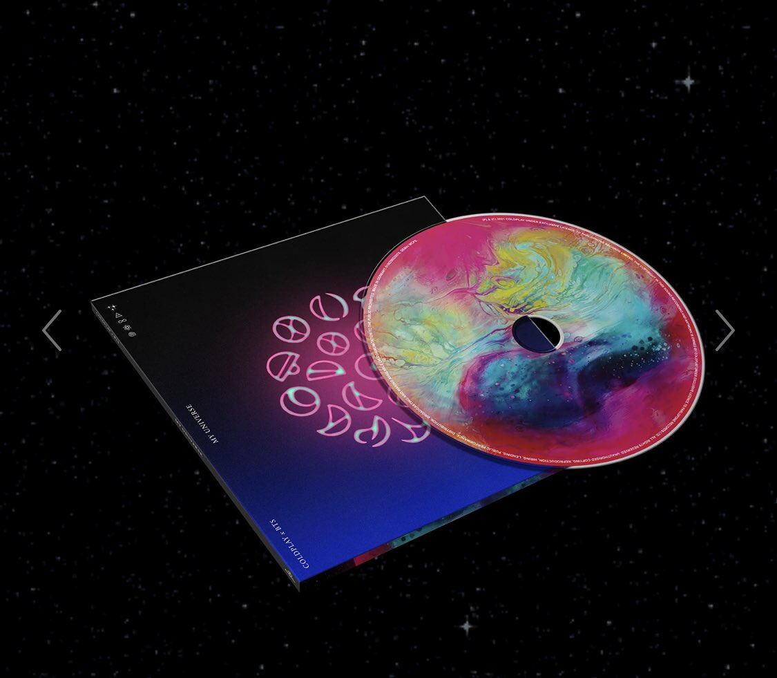 snowflowergifts's tweet photo. ₊ * .  ∗   ̥ ⁺  ݃  * ༄ 
COLDPLAY x BTS MY UNIVERSE SINGLE CD GIVEAWAY 🪐✨💿

— 2 Winners, Worldwide
— Retweet, Followers only
— Ends when the cds arrive https://t.co/1EPBMxfJH3