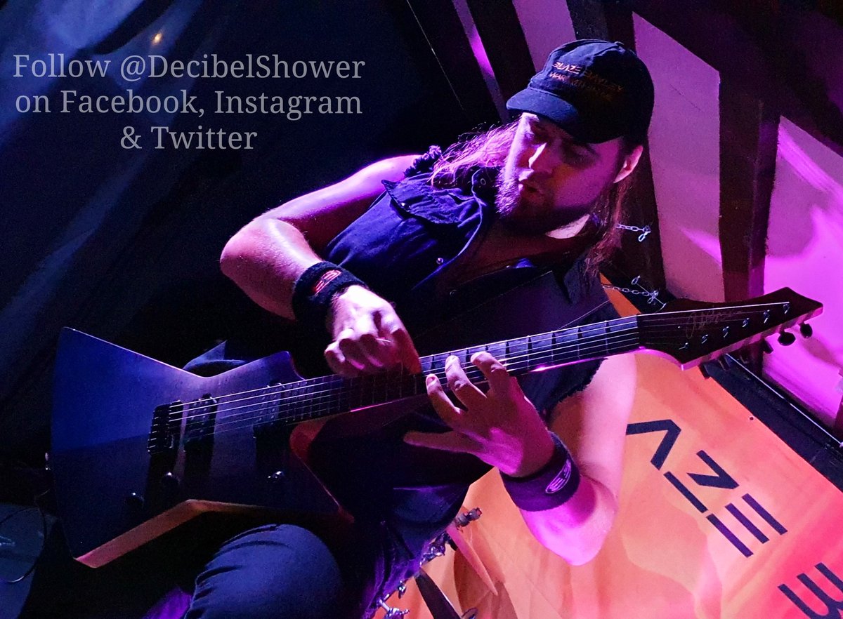 decibelshower's tweet photo. @luke8968 of @Absolva last night in Gloucester playing with Blaze Bayley! https://t.co/SZVMEwAizq