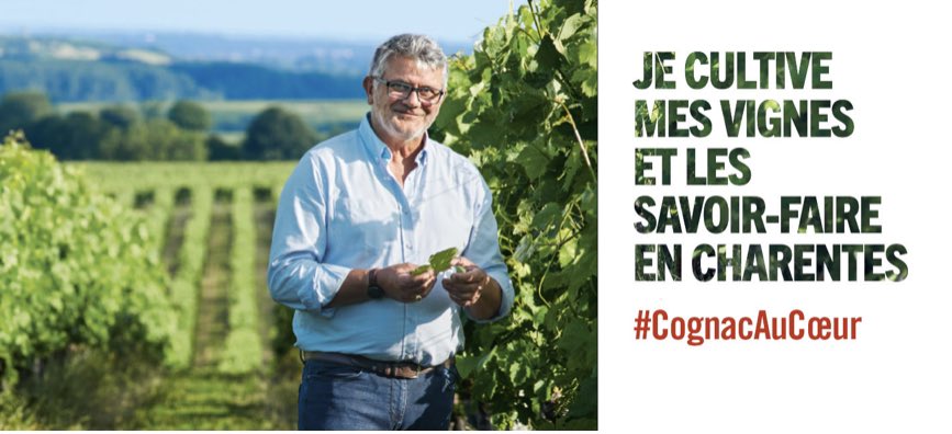 MARSAUDSandra's tweet photo. Le #cognac est au cœur d’un terroir riche de savoir-faire, d’emplois, de tradition et d’innovations mais aussi de réussite et d’ambition pour les années à venir : la filière @Cognac_Official lance une campagne pour parler des métiers de la viticulture avec #CognacAuCoeur https://t.co/U2gvYvzh7t