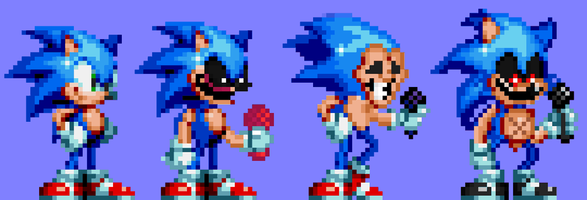 JobDoughBoi on X: SONIC.EXE - Official sprites