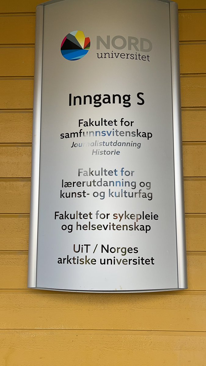 Gøy å få sett et av mange studiested på <a href="/UiTNorgesarktis/">UiT Norges arktiske universitet</a>, samt få sett deler av <a href="/Norduniversitet/">Nord universitet</a>!
