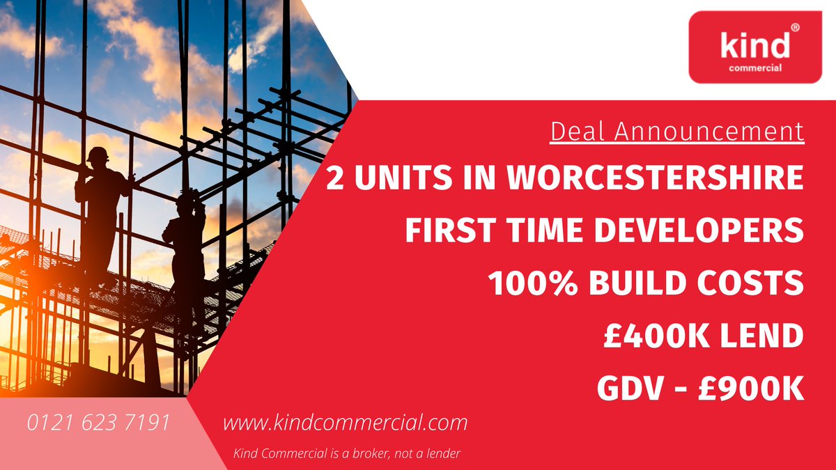 Very pleased to be able to share another deal announcement from the Kind Commercial team.