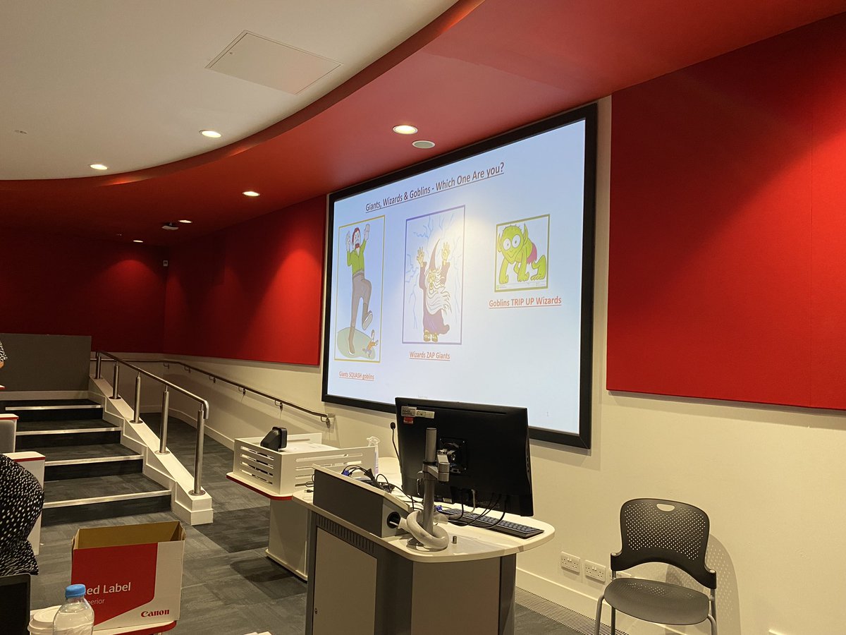 SolentUniTNA's tweet photo. Induction for new students on the Foundation Degree @solentuni Getting to know how to be a Goblin, wizard or giant! @SolentUniTNA @SolentUniAPs https://t.co/yC8YsfatFv