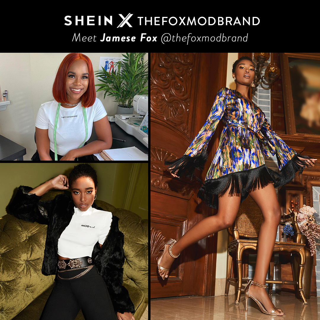 Meet Jamese Fox 💞IG：<a href="/thefoxmodbrand/">THEFOXMODVIXEN</a>!

Shop ID： 3201898, 3256365

#SHEINX